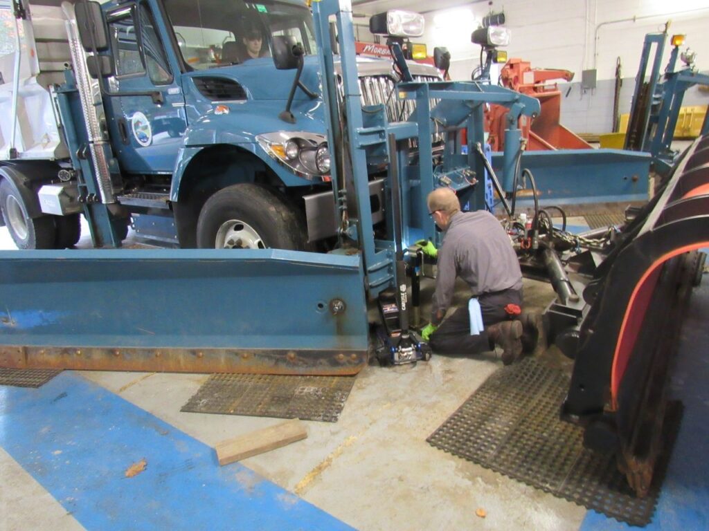 DPW Trucks "Get their Wings" for the Winter York DPW