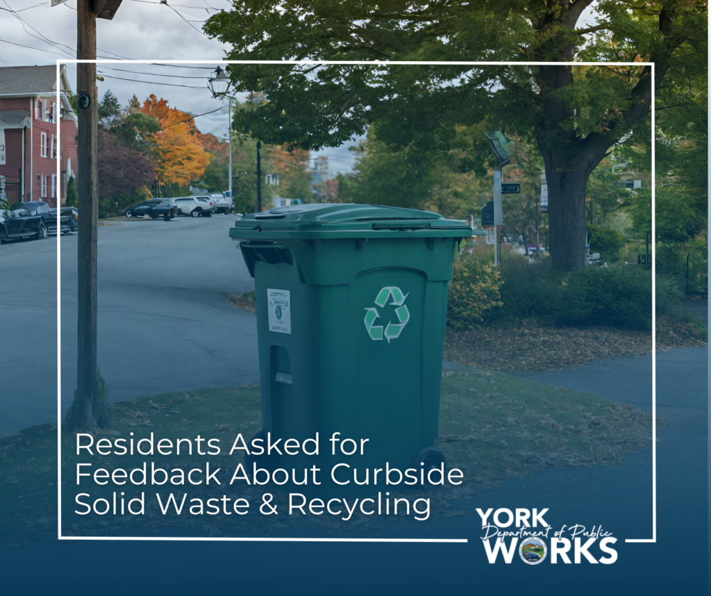 Residents Asked for Feedback About Curbside Solid Waste & Recycling
